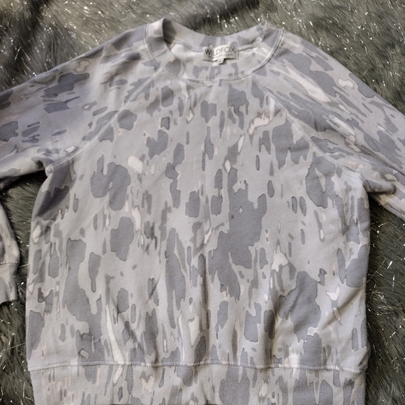 Wildfox Rose Camo Sweatshirt - Picture 2 of 3